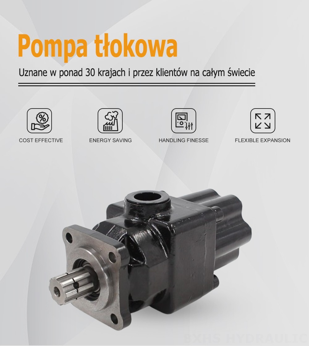 P6-40 40 cm³/obrót Pompa hydrauliczna tłokowa