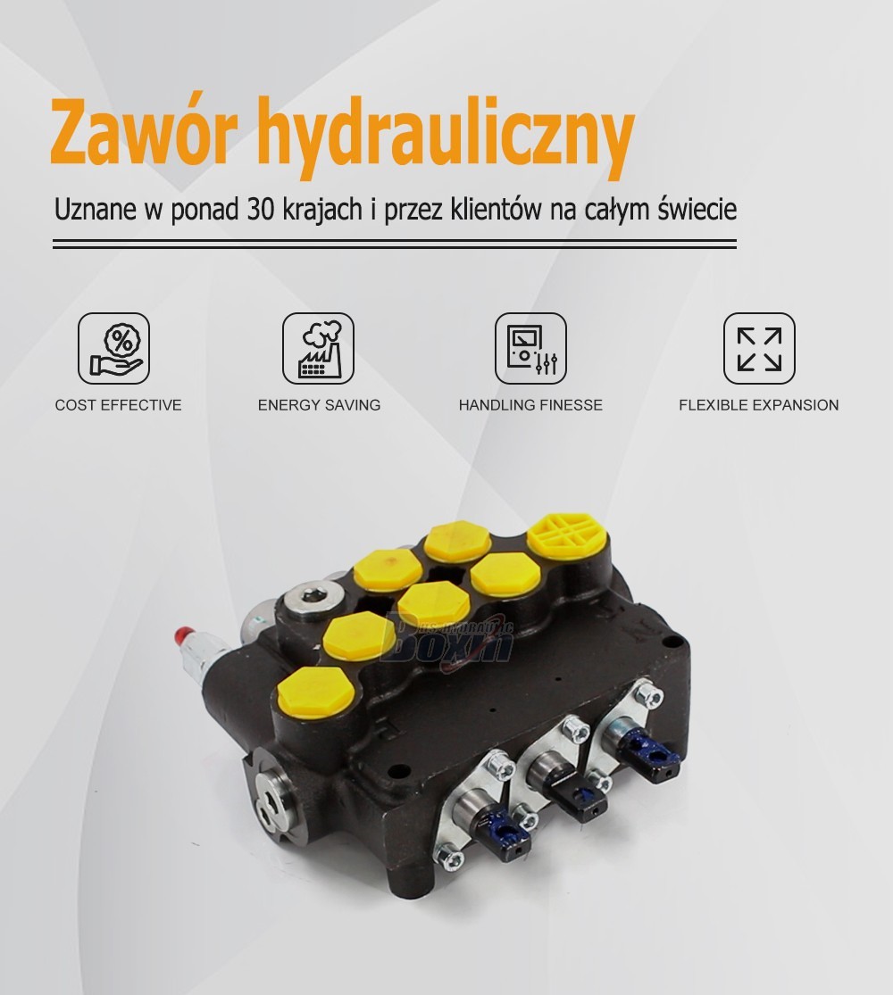 P80A-G-BT-2OT Series 3 Spool Monoblock Valve for Mobile Hydraulics