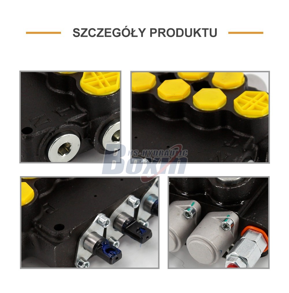 P80A-G-BT-2OT Series 3 Spool Monoblock Valve for Mobile Hydraulics