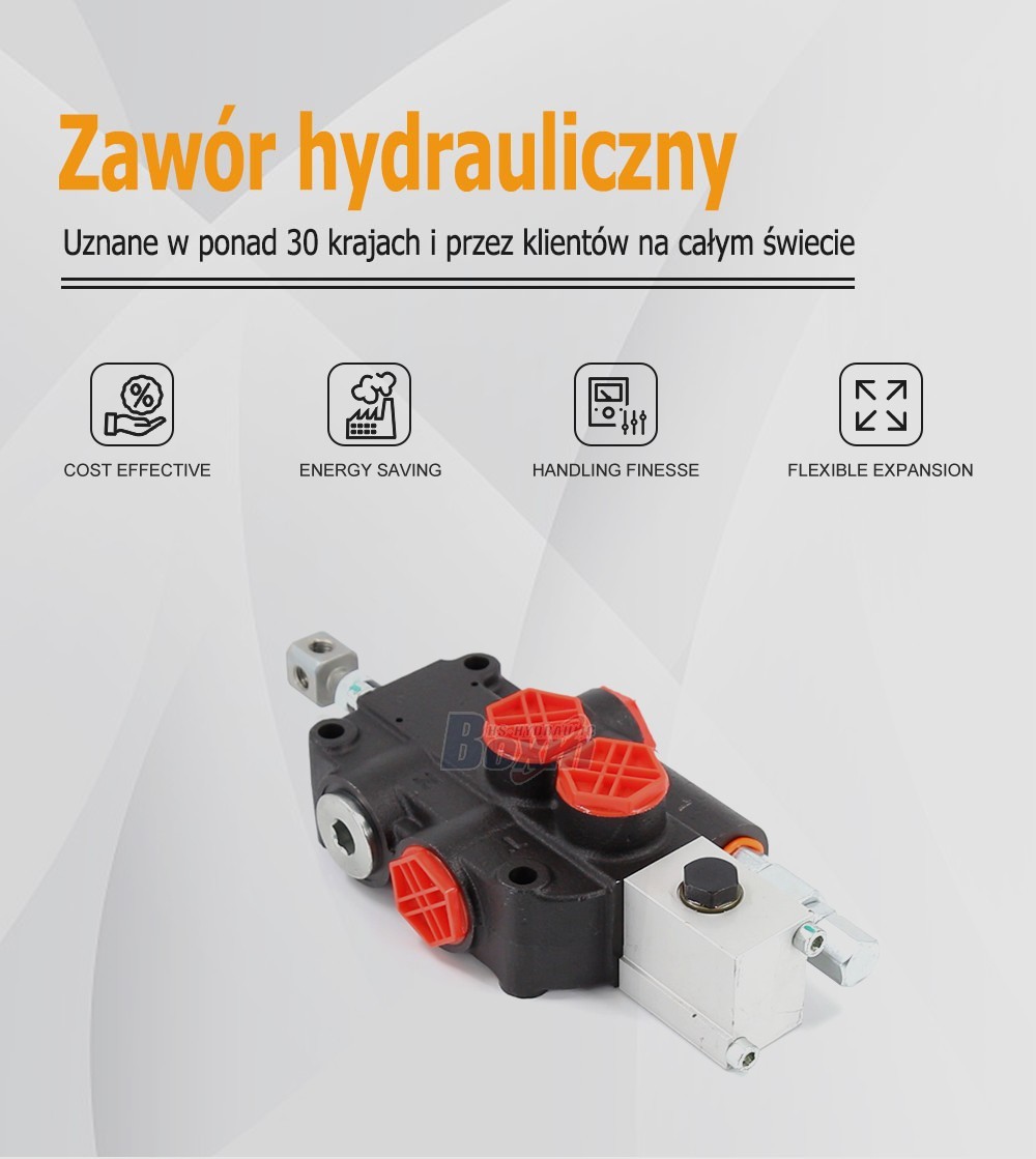 P80A-OX 1 Spool Monoblock Directional Valve for Heavy Machinery