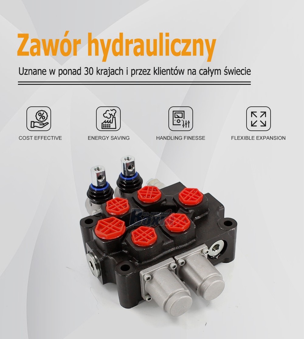 Q75 Manual 2 Spool Monoblock Valve for Mobile Hydraulics