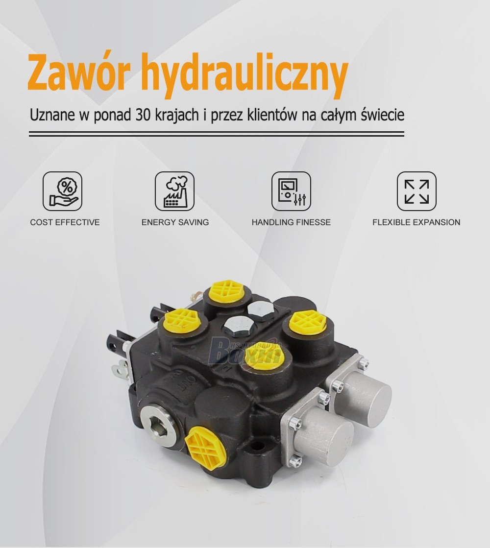 Durable RD5200NPT-2OT 2 Spool Hydraulic Control Valve for Construction Equipment