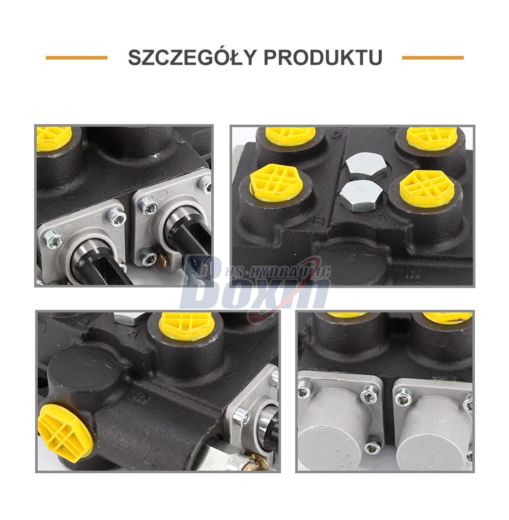 Durable RD5200NPT-2OT 2 Spool Hydraulic Control Valve for Construction Equipment