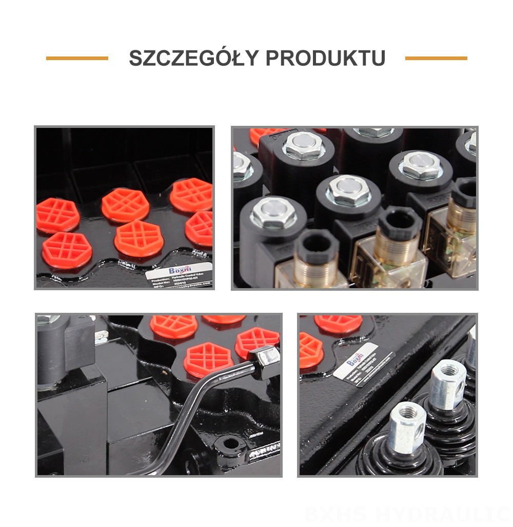 SD11-PG2 Elektrohydrauliczna 4 Szpule Zawór sterujący jednoczęściowy