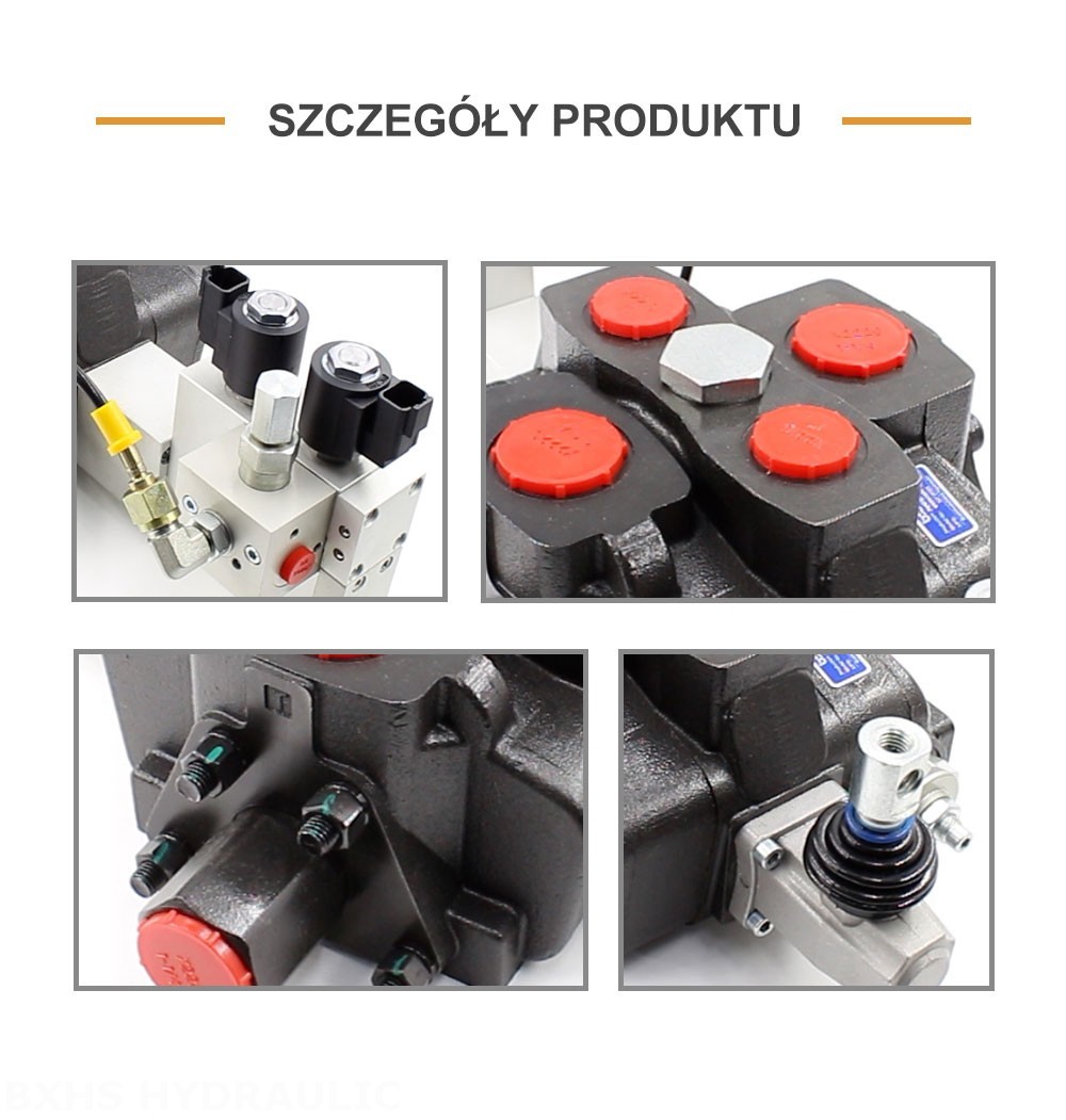 SD25 Elektrohydrauliczna 1 Szpula Zawór kierunkowy sekcyjny