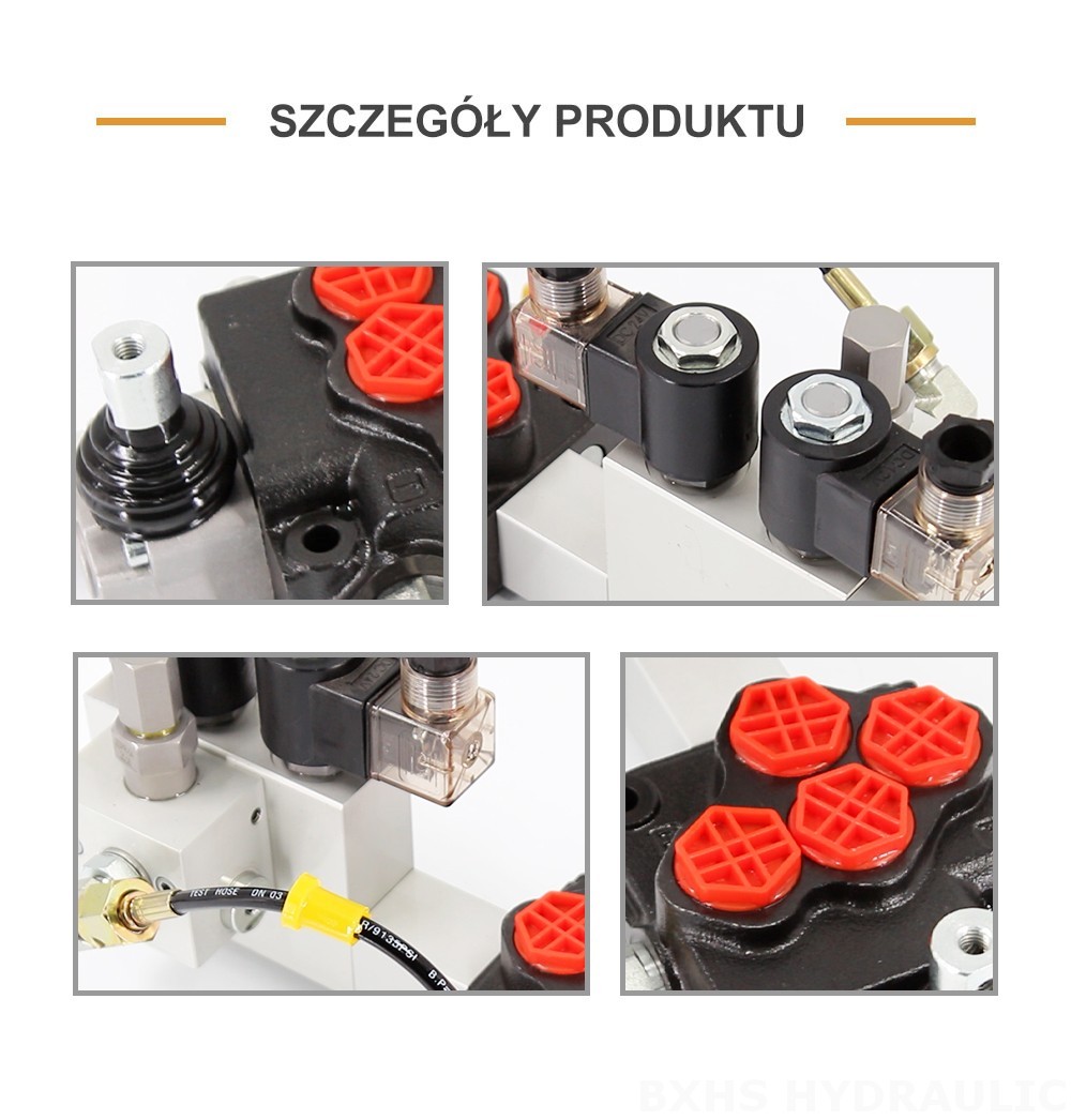 SD5 Elektrohydrauliczna 1 Szpula Zawór sterujący jednoczęściowy