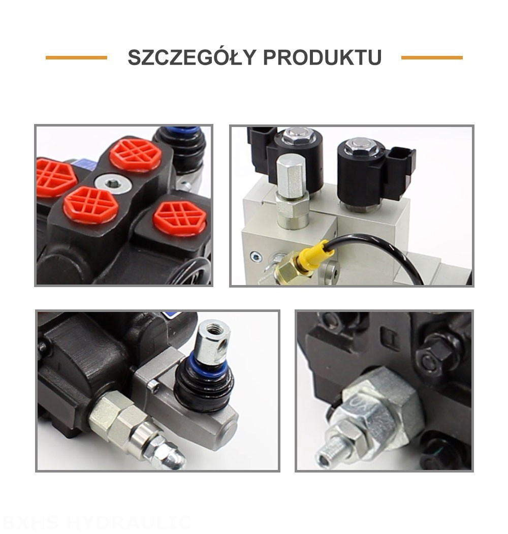 SD8 Elektrohydrauliczna 1 Szpula Zawór kierunkowy sekcyjny