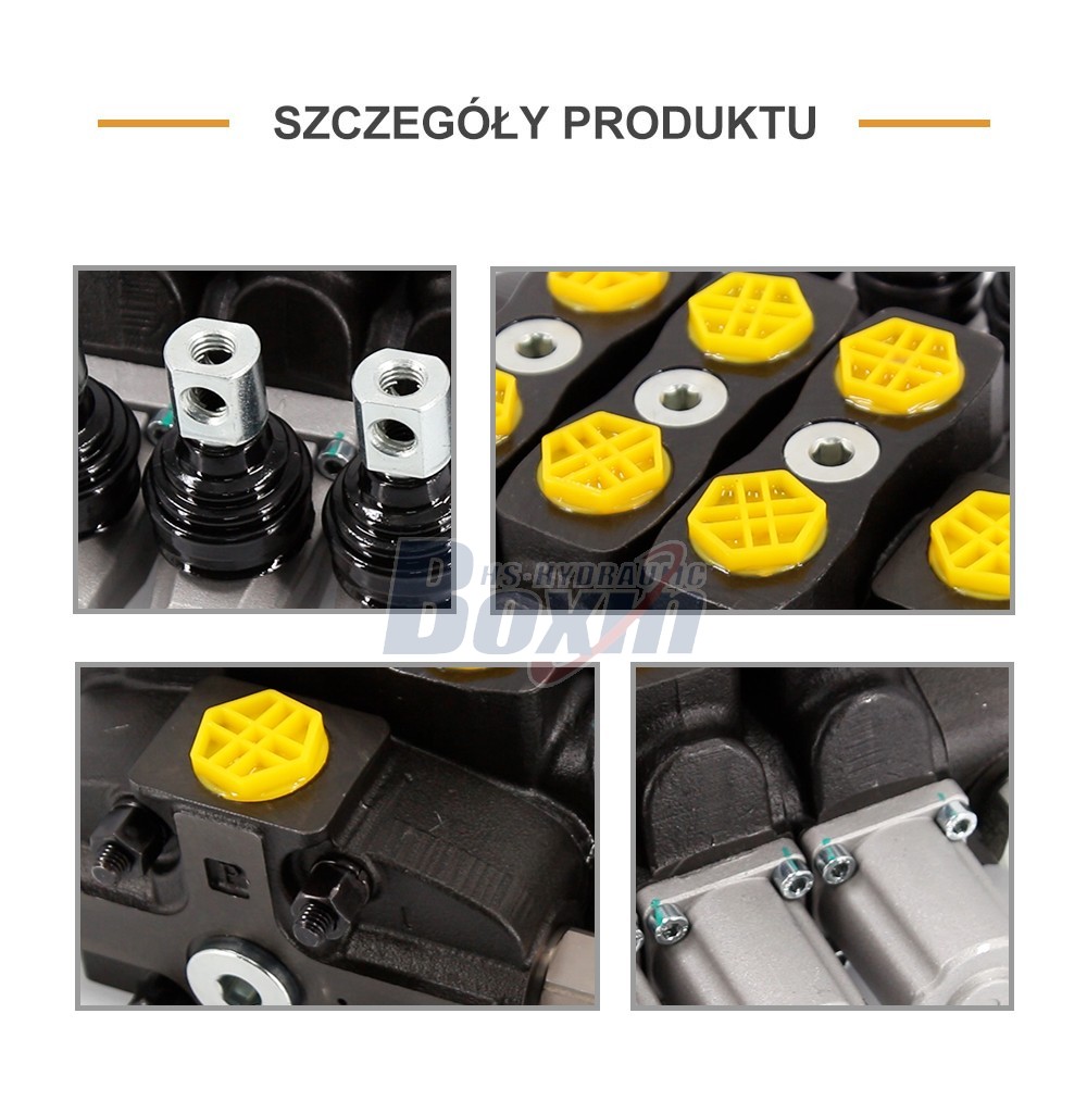 Industrial Grade SD8 Manual 3 Spool Directional Control Valve