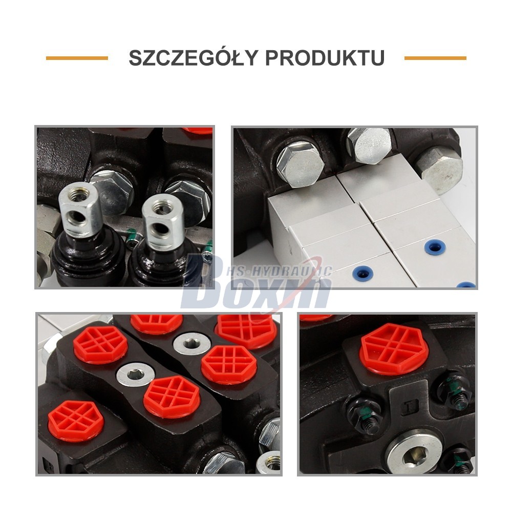 Professional Production SD8 Pneumatic 2 Spool Sectional Control Valve