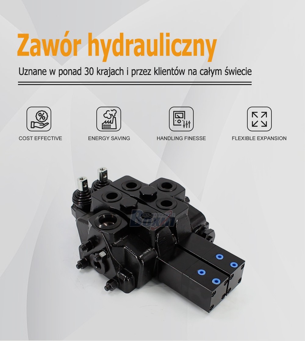 Reliable SDS180Q Pneumatic Manual 2 Spool Valve for Construction Machinery
