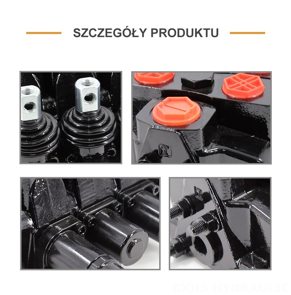SDS180 Hydrauliczny i ręczny 3 Szpule Zawór kierunkowy sekcyjny