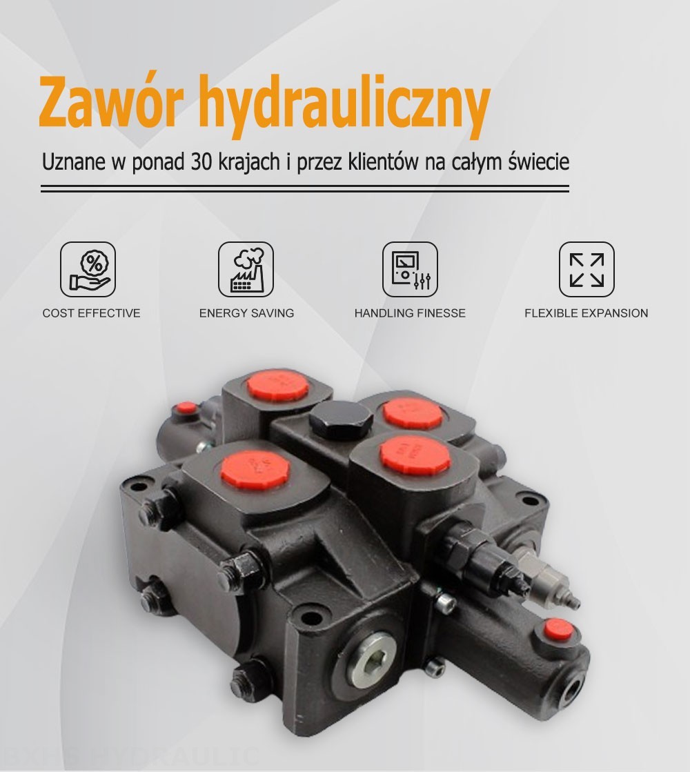 SDS380 Hydrauliczna 1 Szpula Zawór kierunkowy sekcyjny