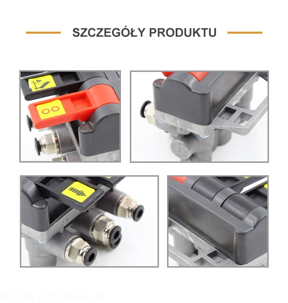 TC-4-TFLF Pneumatyczna 1 Szpula Zawór sterujący hydrauliczny