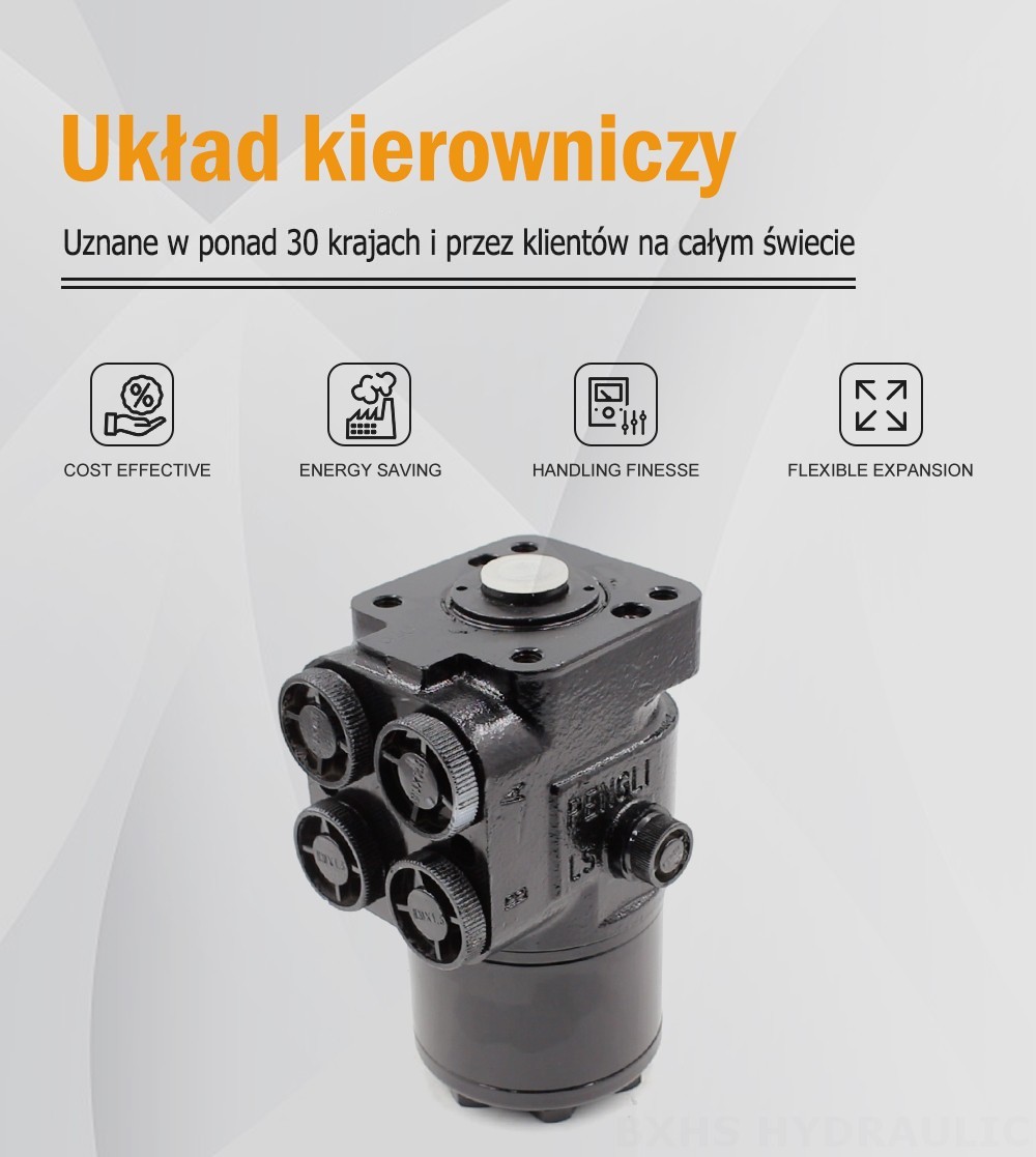 TLF-E640 640 ml/obr 48 l/min Układ kierowniczy