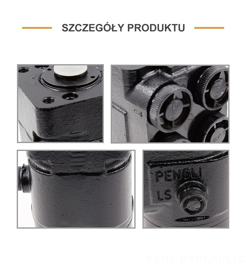 TLF-E640 640 ml/obr 48 l/min Układ kierowniczy