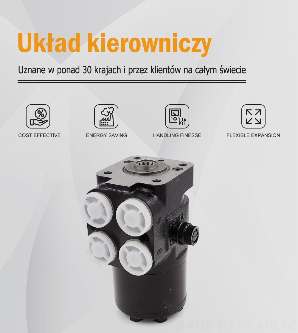 TLF-E800 800 ml/obr 60 l/min Układ kierowniczy