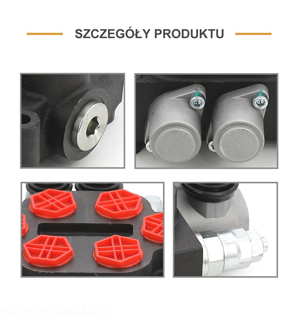 ZT20 Ręczna 2 Szpule Zawór sterujący hydrauliczny