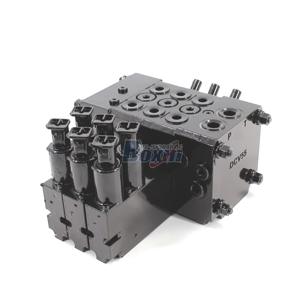 Seeking Global Distributors and Wholesalers for DCV55 Electro-hydraulic 3 Spool Directional Valves main image