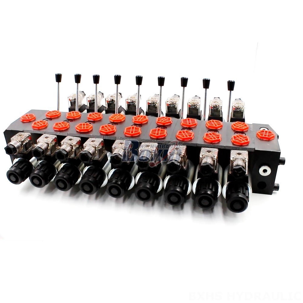 DCV58 Solenoid 9 Spool Sectional Directional Valve | Solenoid Directional Valve cover photo