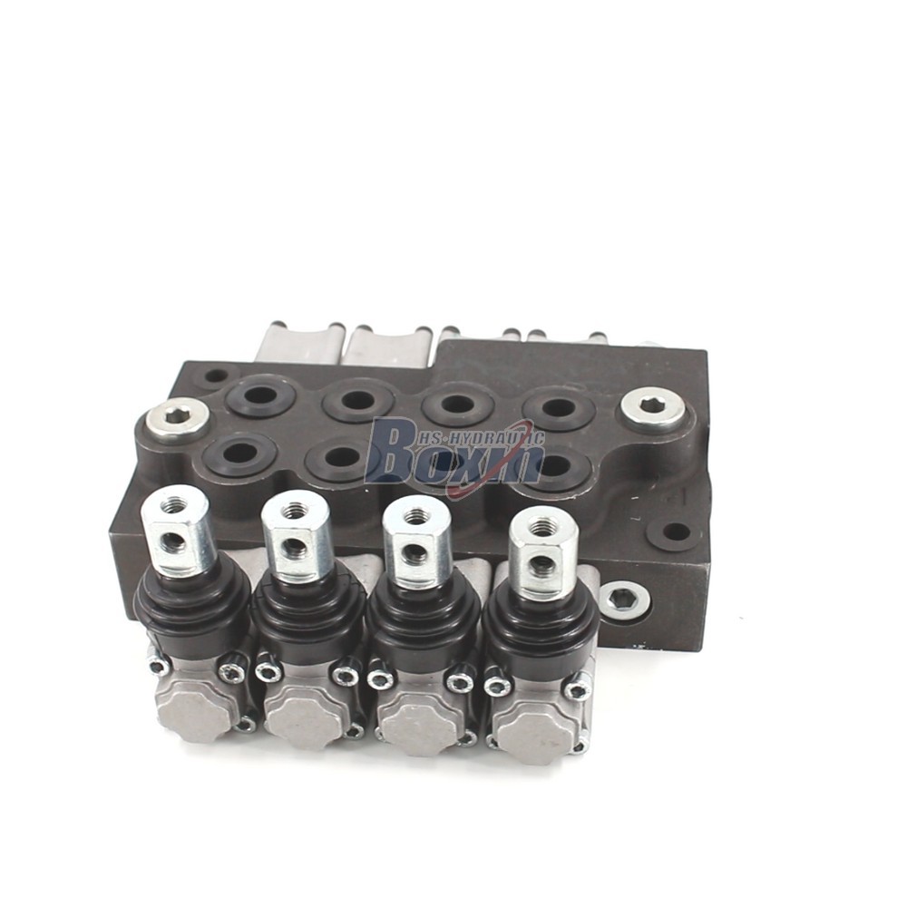 HS45 Manual 4 Spool Monoblock Directional Valve Pressure Relief main image