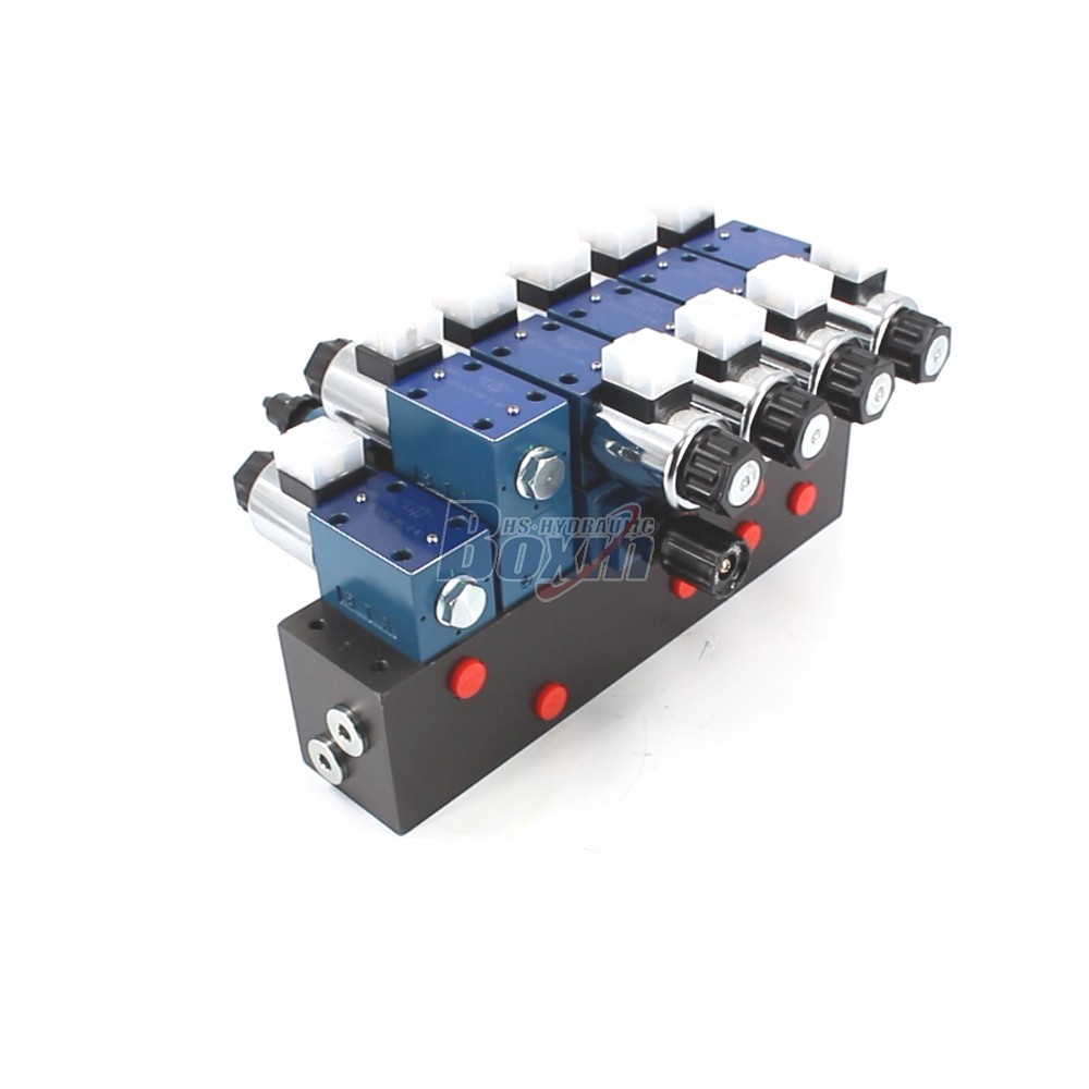 Hydraulic 6 Spool Solenoid Directional Control Valve main image