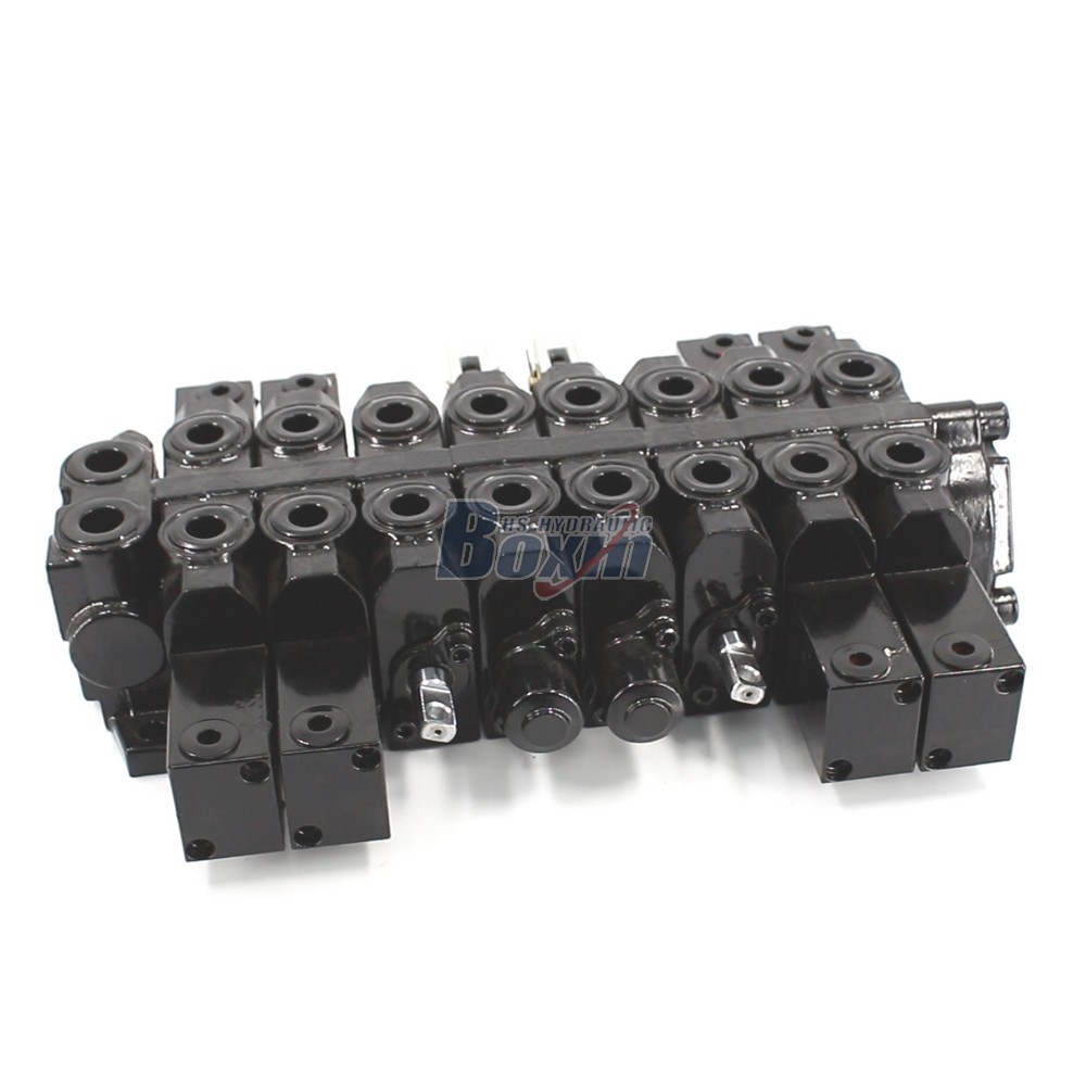 8 Spool Hydraulic Directional Control Valve HSW50 Manual Override cover photo