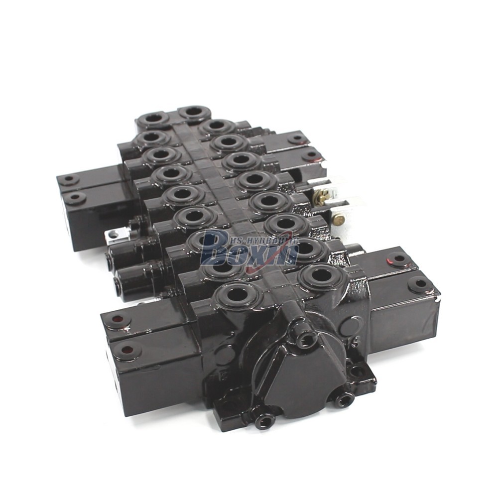 Industrial HSW50 8 Spool Hydraulic and Manual Directional Valve main image