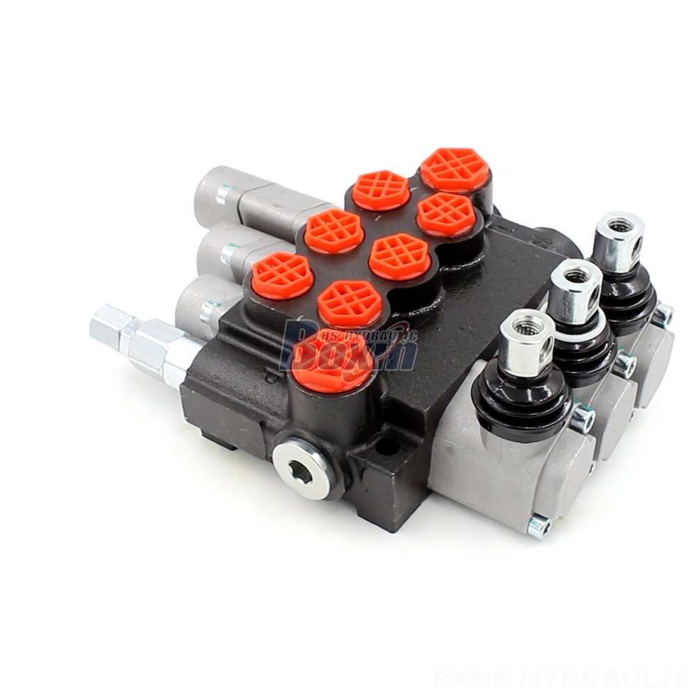 P40-G12-G38-OT-QTW-QTW1 Manual 3 Spool Monoblock Directional Valve: Global Manufacturer & Supplier main image