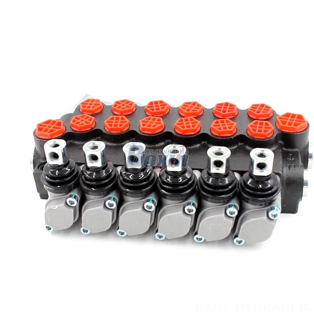 P40-G12-G38 6-Spool Hydraulic Directional Valve | Factory Direct & Customizable main image