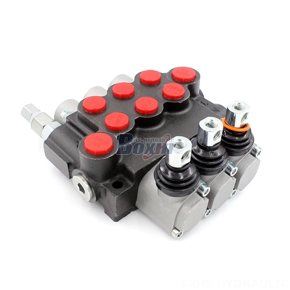 P40-U78-U34-2OT-YW Manual 3 Spool Monoblock Directional Valve Manufacturer main image