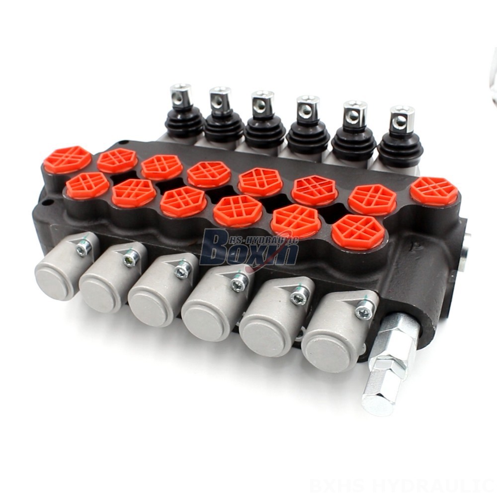 P80-G12-G34-OT 6-Spool Hydraulic Directional Valve | Factory Direct & Customizable main image