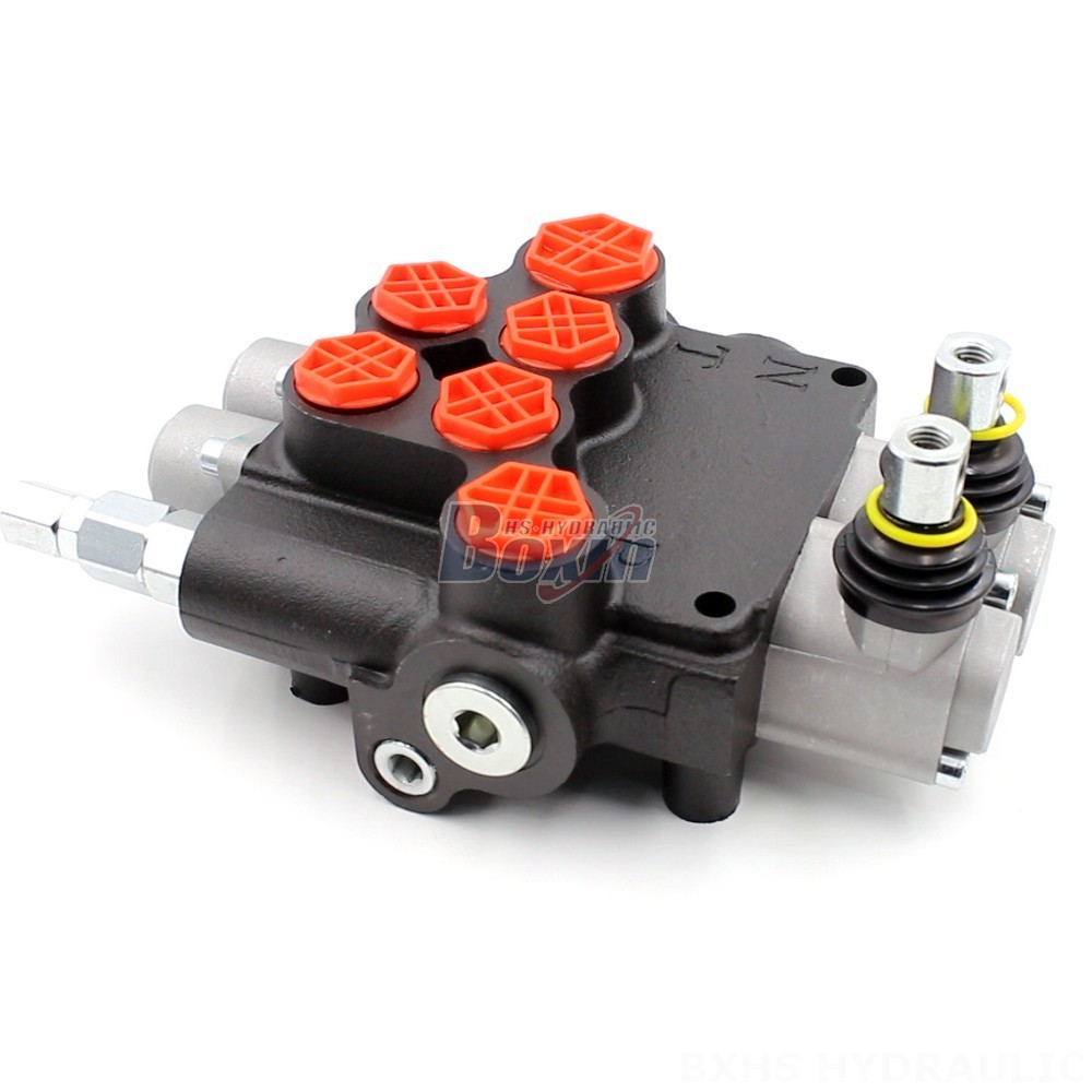 P80-G12-G34-OW Manual 2 Spool Monoblock Directional Valve: Global Supplier main image