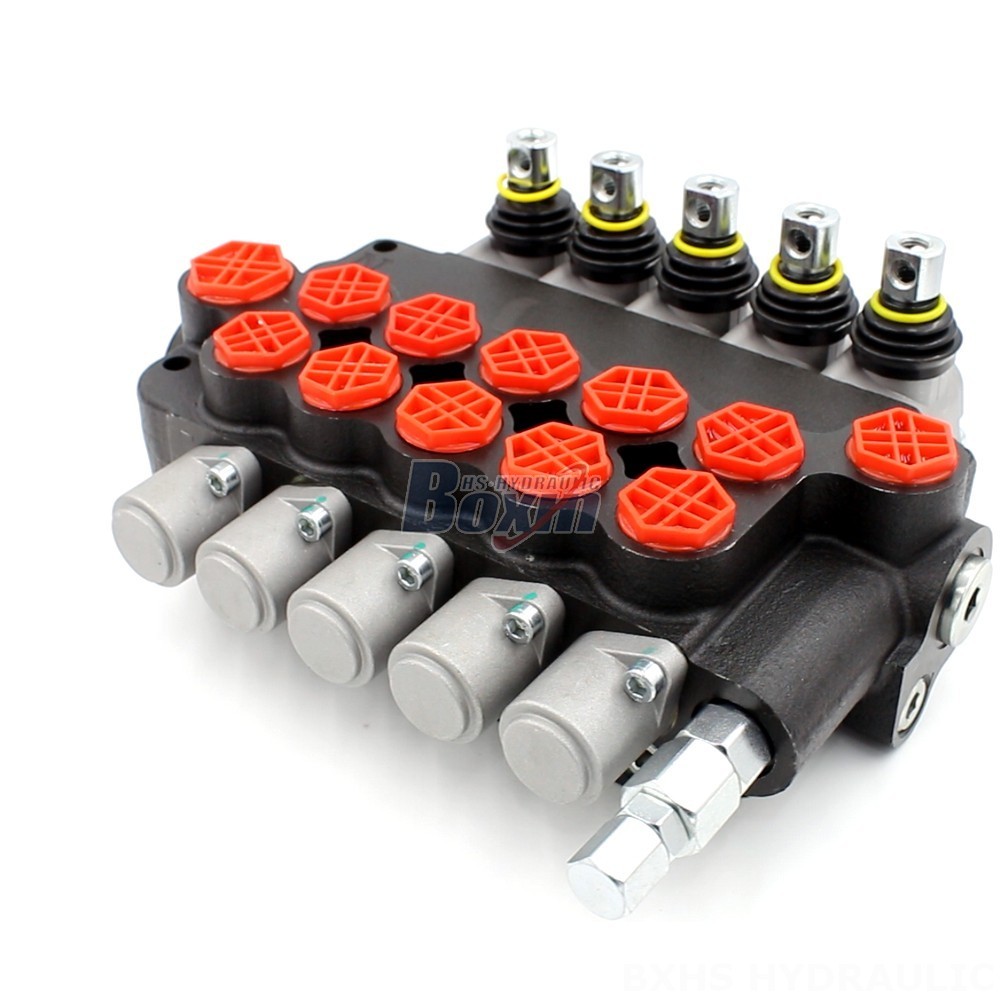 Bespoke Hydraulic Solutions: Customizable P80-G12-G38-OW 5 Spool Directional Control Valves main image