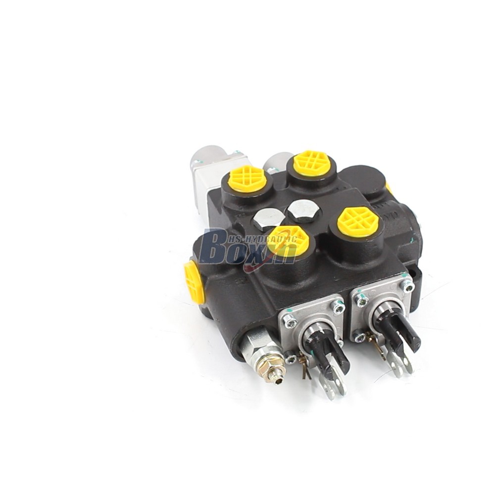 Durable RD5200NPT-QTW-OT 2 Spool Hydraulic Control Valve for Construction Equipment main image