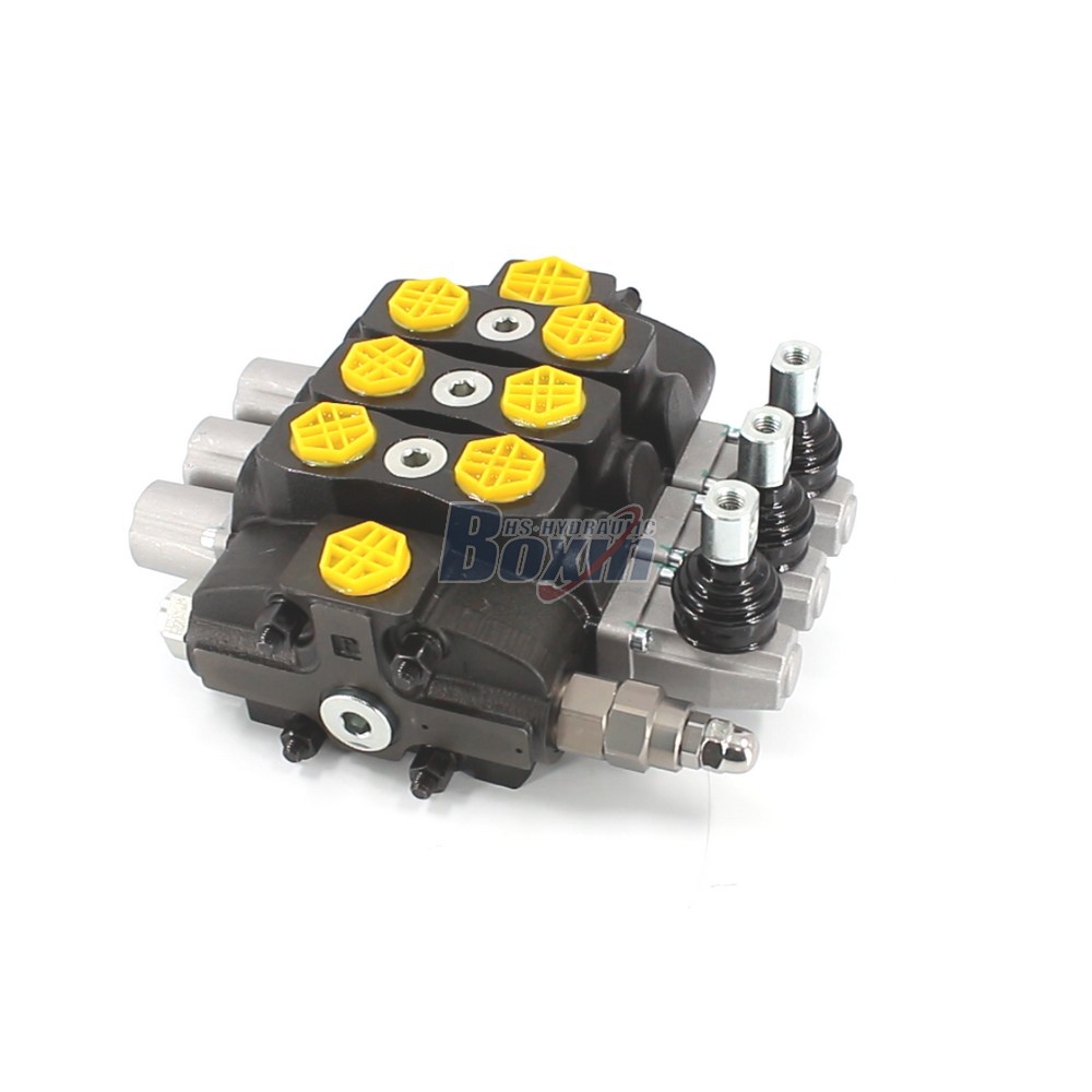 OEM/ODM Custom SD8 Manual 3 Spool Sectional Directional Valve with Private Labeling main image
