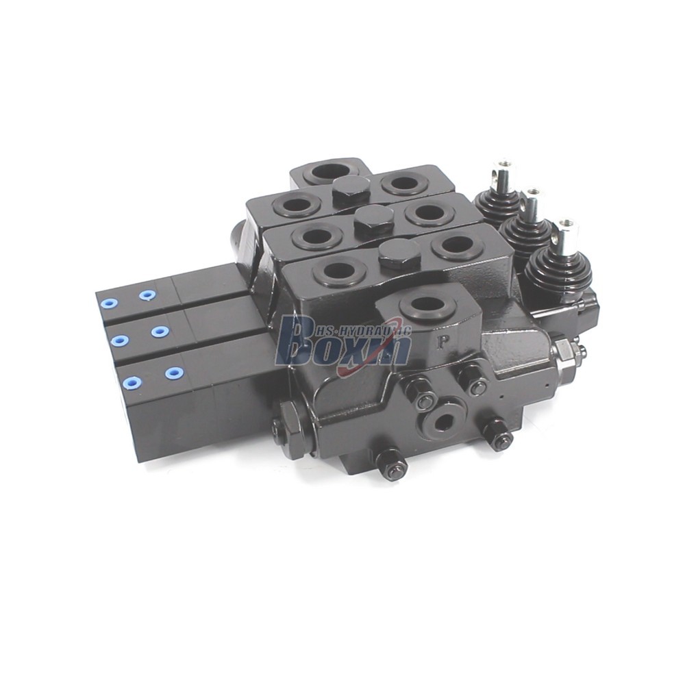 Custom OEM ODM Service for SDS180Q Pneumatic and Manual 3 Spool Sectional Directional Valve main image