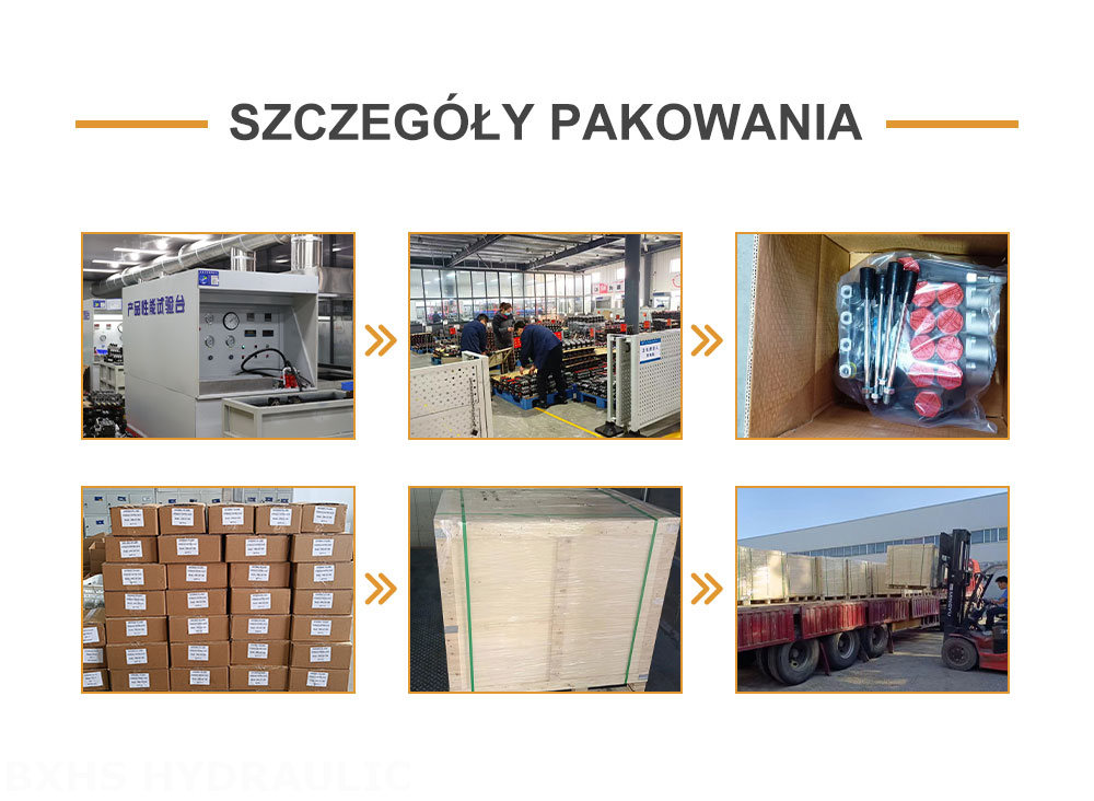 DCV200 Elektrohydrauliczna 1 Szpula Zawór kierunkowy sekcyjny